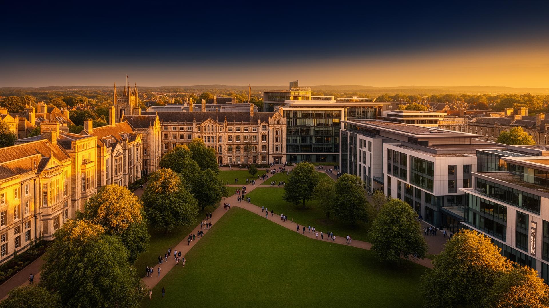 Prestigious university campus